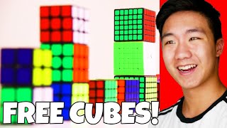 HOW TO GET FREE SPEEDCUBES [upl. by Fougere997]