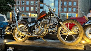 Часть 3 Yamaha sr400 sr500 chopper Индеец Илюха ТО мотоцикла [upl. by Haggi]