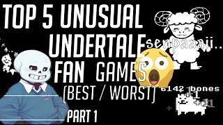 😱 Top 5 Unusual Undertale Fan Made Games [upl. by Lesli]