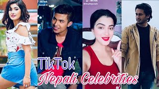 TikTok Nepal  Nepali Celebrities TikTok Musically Compilation Videos With Anmol Kc Pradip Khadka [upl. by Oicaroh679]