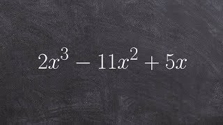 How to factor a trinomial completely over real numbers [upl. by Barraza518]