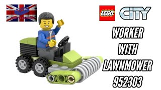 LEGO City Worker with Lawnmower 952303 building guide 2023 [upl. by Cammie]