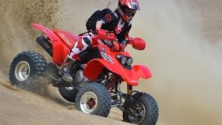 ATV Sand pit video  Trx400ex amp Raptor 250 [upl. by Llennod]