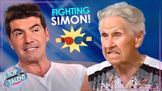 ANGRY Contestants FIGHT With Simon and The Judges [upl. by Whatley]