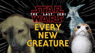 Every New Creature from The Last Jedi [upl. by Hollingsworth]