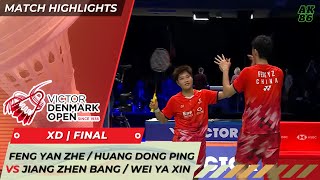 Finals Denmark Open 2024  Jiang Zhen BangWei Ya Xin CHN vs Feng Yan ZheHuang Dong Ping CHN [upl. by Tiffi]