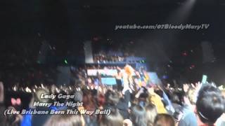 Lady Gaga sube a una fan al escenario en Australia Born This Way Ball 2012 [upl. by Initsed569]