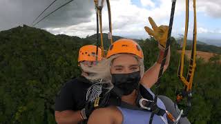 Highest Zipline in Puerto Rico  Jayuya PR 2022 [upl. by Bevis]