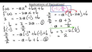 Applications of Derivatives I [upl. by Aloin]