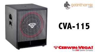 Cerwin Vega CVA115 PA Subwoofer [upl. by Range]