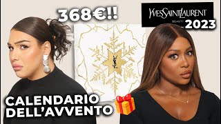 368€  CALENDARIO DELLAVVVENTO YSL BEAUTY 2023 🎁 con AleHilton  YVES SAINT LAURENT [upl. by Noyart]