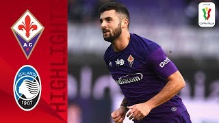 Fiorentina 21 Atalanta  Cutrone Scores his First for Fiorentina  Round of 16  Coppa Italia [upl. by Inad]