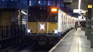 Emergency Headlamp on Tfl Rail 315846 and 315836 at Stratford [upl. by Ingram]