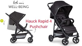 Hauck Pushchair Rapid 4 Up to 25 Kg unpacking and installation guide and review [upl. by Stoffel]