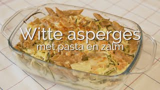 Hoe maak je pasta met witte asperges en zalm PuurGezond [upl. by Ailemaj799]