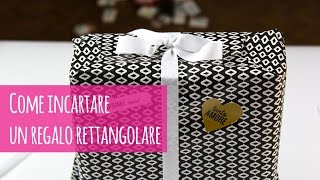 Come incartare un regalo rettangolare [upl. by Batty]