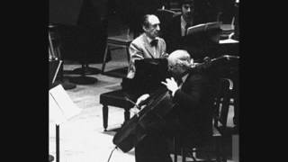 Rostropovich and Horowitz play Rachmaninoff Andante from Cello Sonata 1976 [upl. by Siuqramed]