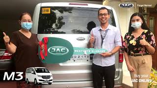 JAC M3 BOUGHT ONLINE  JAC Motors Philippines [upl. by Crowell]