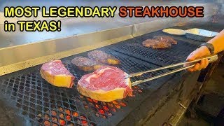 The MOST LEGENDARY Steakhouse in Texas is in a TINY Town of 161 People  Foods to Eat Before You Die [upl. by Bibbie]