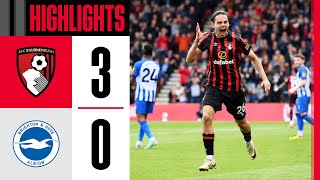 DOMINANT Cherries victory to SMASH Premier League points record  AFC Bournemouth 30 Brighton [upl. by Leirol847]