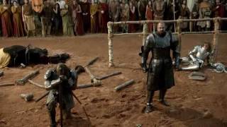 Ser Loras Tyrell vs Gregor Clegane tournament [upl. by Anilemrac]