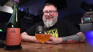 Massive Beer Review 4306 Fox Farm Brewing 2022 Triolet Blend of 1 2 amp e Year Old Spontaneous Ales [upl. by Aninep]