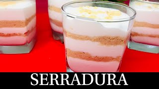 SERRADURA  PORTUGUESE SAWDUST PUDDING  BISCUIT PUDDING RECIPE BY NATASHA [upl. by Hgielek]