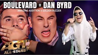 Golden Buzzer The Judges Cried When The Heard Extraordinary Voice Singing Boulevard  Dan Byrd [upl. by Nauqan]