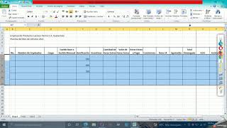 COMO REALIZAR UNA PLANILLA DE SUELDOS EN EXCEL [upl. by Eiclud]