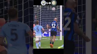 final ucl 202223 manchester city vs inter milan ucl ligachampions youtube youtubeshorts fifa [upl. by Auhel822]