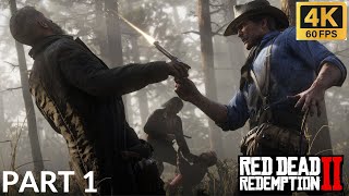 RED DEAD REDEMPTION 2 Gameplay Walkthrough PART 1 4K 60 FPS   No Commentary [upl. by Knighton573]