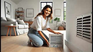 🌬️ EZFLO 10 x 6 Inch White Air Vent Cover for Wall or Ceiling  Best 10 X 6 Vent Cover 🏠 [upl. by Ondine]