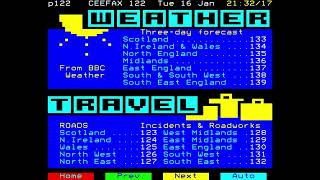 Pages From Ceefax 16012024 [upl. by Ainitsirhc]