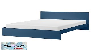 MALM IKEA Bed frame blueLönset Review [upl. by Leahcin]