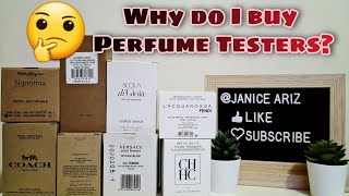 Buying Perfume Testers  What to Expect  Why I Buy Fragrance Tester  Janice Ariz [upl. by Vogeley741]