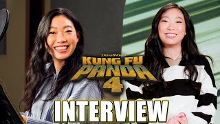 Kung Fu Panda 4 Awkwafina Interview [upl. by Luapleahcim]