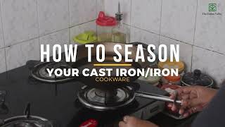 How to Season Your Cast Iron  Iron Cookware Easy Guide On Seasoning your Cast IronIron Cookware [upl. by Ern110]