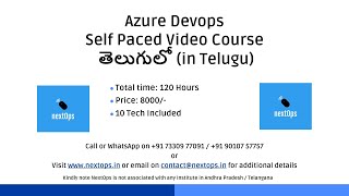 Recorded Videos  Azure DevOps ADVANCED LEVEL in Telugu  Available NOW for purchase [upl. by Fujio681]