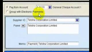MYOB Training  Learn MYOB Basics for Free 04 Supplier Payments [upl. by Rheinlander]