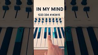 Gigi dAgostino ft Dynoro  In My Mind short piano easy pianotutorial [upl. by Allistir645]