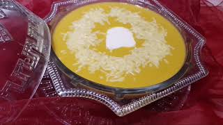 Recette Velouté de potiron  citrouille شوربة او كريمة الكرعة الحمراء أو اليقطين [upl. by Delila]