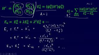 Perturbation Theory Example 1 [upl. by Sanoj485]