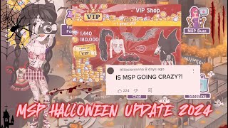 MOVIESTARPLANET USING AI  MSP HALLOWEEN UPDATE [upl. by Nirihs850]