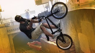 GTA 5  Amazing BMX Stunt Montage Evolve Stunting BMX Tricks [upl. by Wait346]