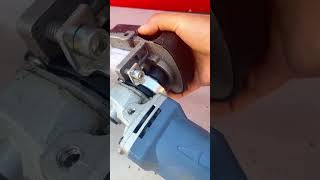 Angle grinder modified electric chain sawchainsaws hardwaretoolsviralvideo foryou [upl. by Mulvihill]