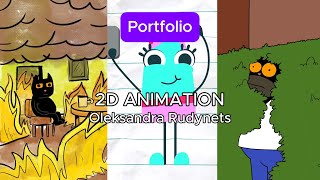 Oleksandra Rudynets 2D Animator portfolio [upl. by Rome]