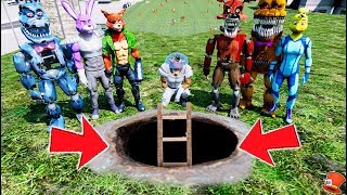 Can Freddy amp Space Animatronics Escape the Alcatraz Prison Break GTA 5 Mods FNAF RedHatter [upl. by Judenberg]