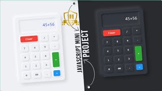 NeumorphismCalculatorusingHtmlCSSampJavascriptMiniProjectwebdevelopment javascript html [upl. by Sivat522]