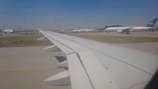 Landing at Islamabad Airport  Pakistan International Airlines PIA [upl. by Enitsej]