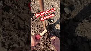 Richtschnur spannen diy bau [upl. by Steinway]